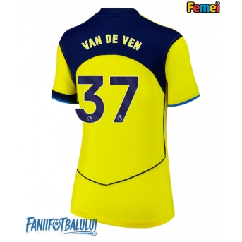 Tottenham Hotspur Micky van de Ven #37 Tricou Fotbal Replică 2025-26 Femei Treilea